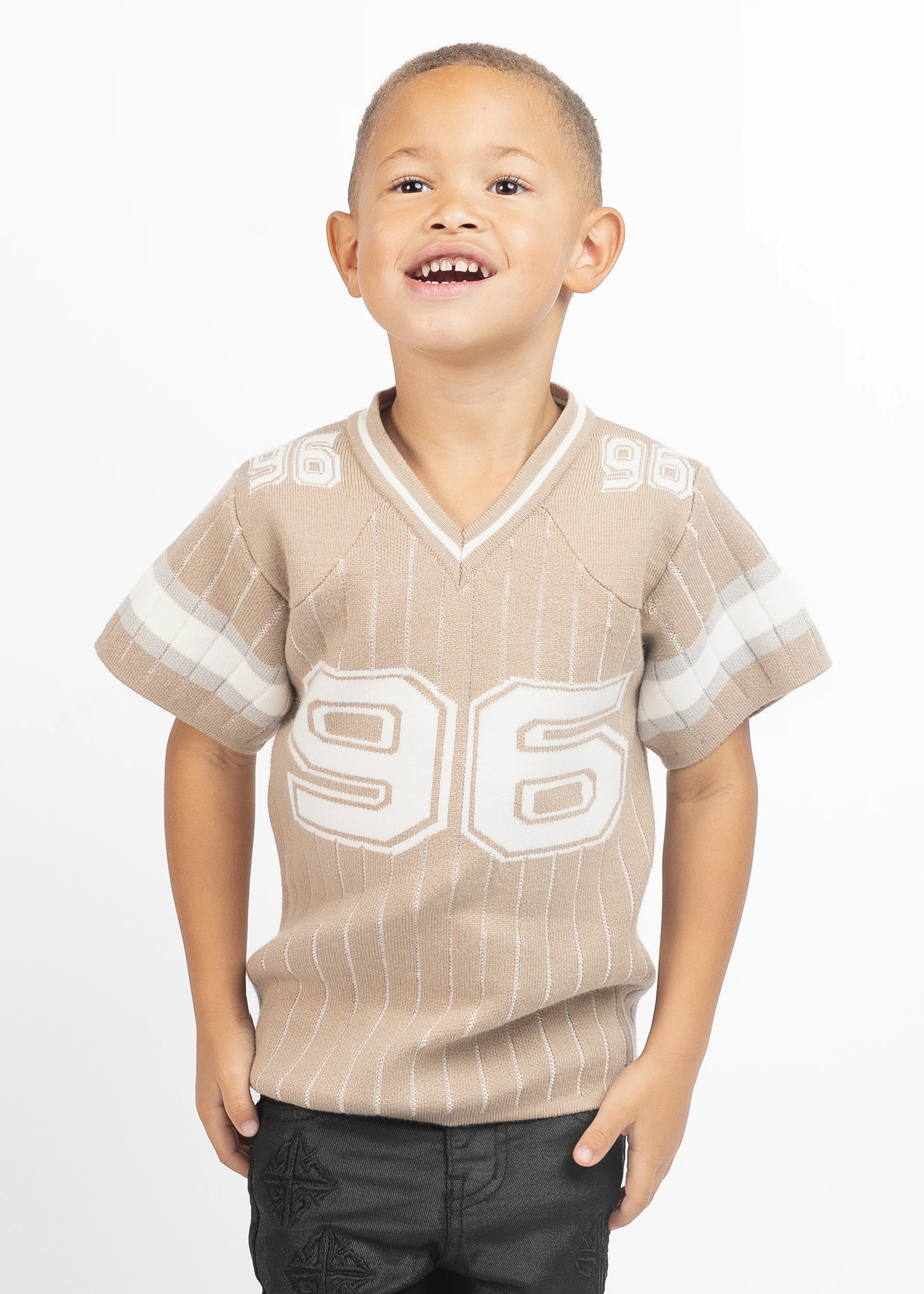 Khaki Kids Football Jersey